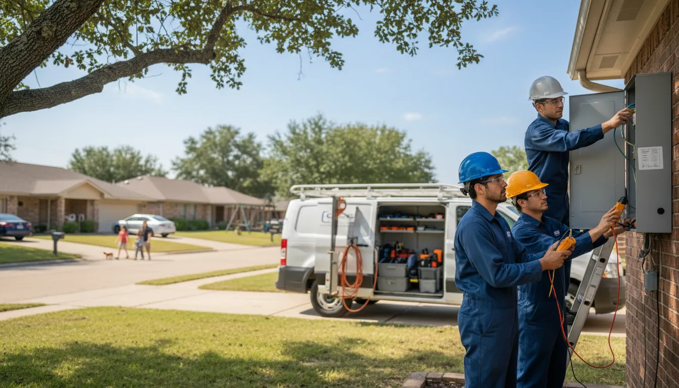 Certified electrician providing emergency electrical services in Strafford, MO
